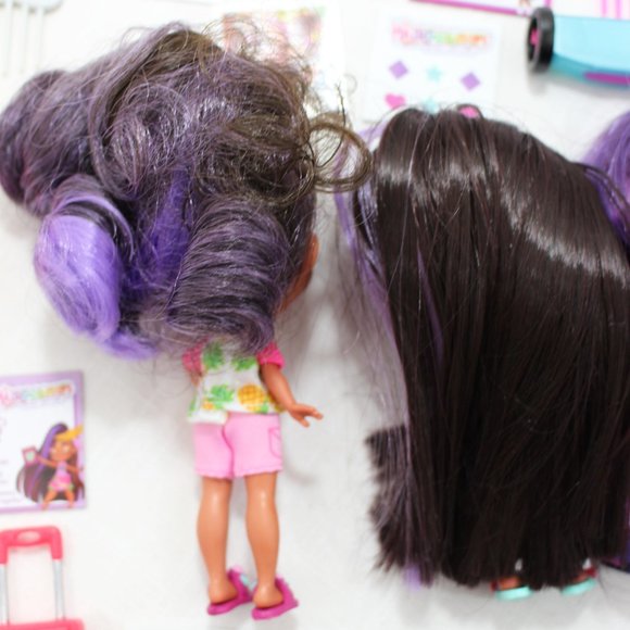 Lot of 4 HAIRDORABLES Dolls by JUST PLAY Skylar Kali Random Accessories Bundle - Picture 6 of 12
